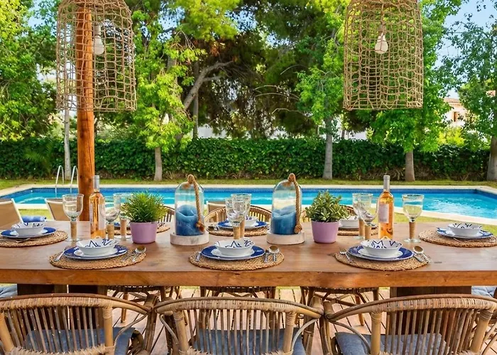 Villa Abu Lita 3 Minutos Andando Playa Renovada Piscina Y Jardin Xxl Autentico Lujo *