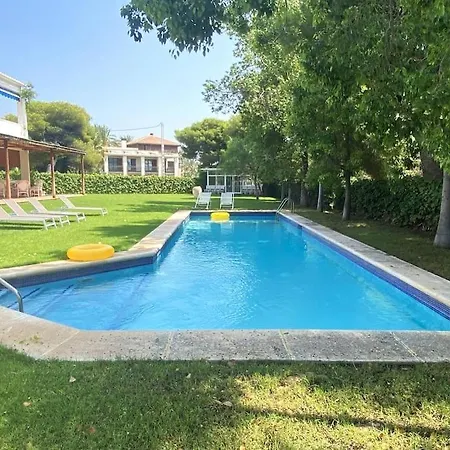 Villa Abu Lita 3 Minutos Andando Playa Renovada Piscina Y Jardin Xxl Autentico Lujo